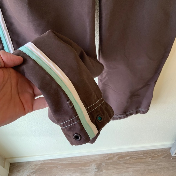 Green Tea Track Suit Brown and Aqua Size Large - Picture 8 of 16